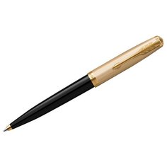 Ручка шариковая Parker "51 Deluxe Black GT" черная, 1,0мм, поворот, подарочная упаковка