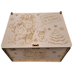 Шкатулка из фанеры без бренда