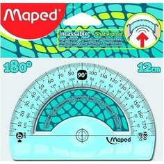 MAPED 244180 Транспортир flex 180 гр, осн.12 см. неломающийся maped