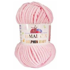 Пряжа плюшевая Himalaya Dolphin Baby/Хималая Долфин Беби/Бэби - розовый N 80319, 120м/100гр, 100% микрополиэстер, 1 шт, пряжа для игрушек и одежды