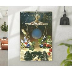 Календарь перекидной со знаком зодиака Весы №23, А4 Migom