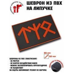 Шеврон (Патч, Нашивка, Заплатка)"Руны Альгиз и Тейваз" Idea Fisher