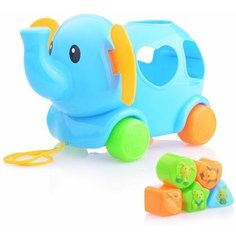 Сортер-каталка "Слоник", в сетке Tong DE