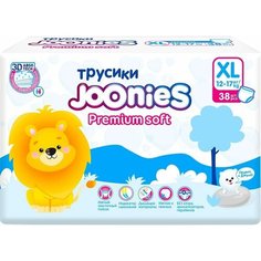 Подгузники детские Premium Soft XL 12-17 кг, 38 шт Нет бренда
