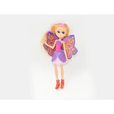 Кукла фея с крыльями 25 см в сиреневом платье Toysa