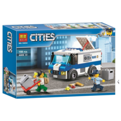 Конструктор Lari (Bela) Cities 10654 Ограбление инкассаторской машины, 150 дет.