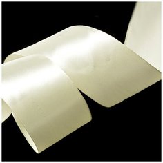 Лента атласная 50мм цв.3004 св. кремовый IDEAL уп.27,4 м