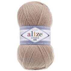 Пряжа для вязания ALIZE Lanagold 800 100гр,730м (49%шерсть, 51%акрил) (05 бежевый), 5 мотков