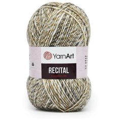 Пряжа для вязания YarnArt Recital 150гр 330м (9% альпака, 10% шерсть, 9% вискоза, 72% акрил) (660 меланж), 3 мотка