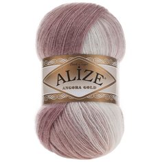 Пряжа Alize Angora Gold Batik, 20 % шерсть, 80 % акрил, 100 г, 550 м, 1 шт., 5698 нет бренда