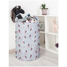 Корзина для игрушек JoyArty "Снегири пригрелись на ветке" 40x60 см