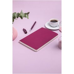 Ежедневник недатированный Bruno Visconti "MEGAPOLIS FLEX" гибкий, Soft touch, темно-розовый А5, Арт. 3-531/38