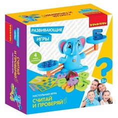 Игра-пазл "Считай и проверяй "Слон" Bondibon