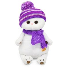 Мягкая игрушка "Ли-Ли", в лиловом вязаном комплекте, 27 см Budi Basa Collection