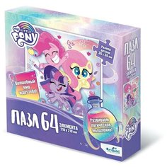 Пазл 64 "Пони" Милые друзья Origami