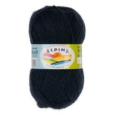 Пряжа ALPINA ALPACA POLLO 4 шт. в упак. цвет т. серый (ALPACA POLLO-08)
