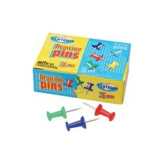 CENTRUM Кнопки канцелярские силовые, цветные, 36 штук, 8 мм