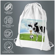 Сумка для обуви CoolPodarok Футбол. Корова