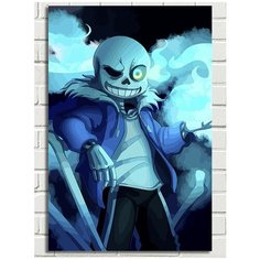 Картина по номерам игра Undertale - 6767 В 60x40