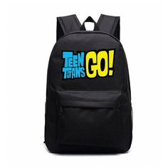 Рюкзак с логотипом "Юные титаны" (Teen Titans GO) черный №1 Noname