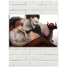 Картина по номерам Аниме Death note Тетрадь смерти Рюк - 7621 Г 60x40