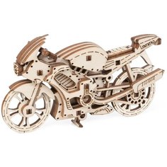 Деревянный конструктор Lemmo, сборная модель Мотоцикл Лекс для мальчиков, девочек, взрослых