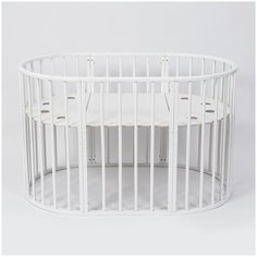 Кроватка SoftSpace Candy 7в1, трансформер, белая