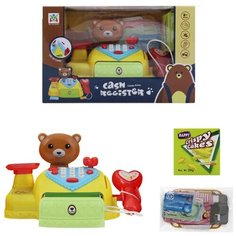 Набор "Магазин" (весы + касса) муз, свет. (мишка) в/к 26,5*17*13 Нет бренда