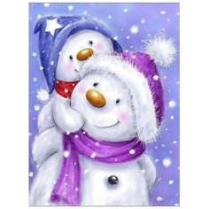 Алмазная мозаика «В ожидании чуда », LE124 / 30х40 см / Полная выкладка / Холст на подрамнике / Картина стразами Цветной