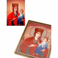 Diamond Алмазная мозаика на подрамнике «Божией Матери Руденская» икона