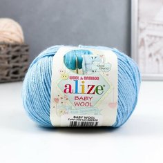 ALIZE Пряжа "Baby Wool" 40% шерсть, 40% акрил, 20% бамбук 175м/50гр (350)