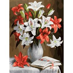 Картина по номерам «Лилии» Белоснежка