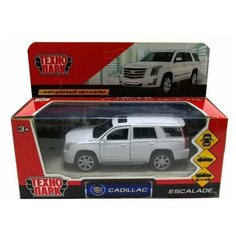 Модель ESCALADE-WT CADILLAC ESCALADE белый Технопарк в коробке