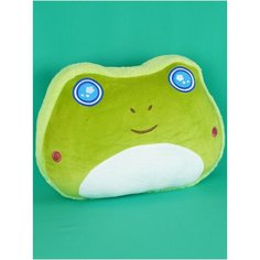 Мягкая игрушка Зоопарк-подушка 40см. (Лягушка Заяц Тигр Кошка Волк Собачка Подарок Презент) АКИМБО КИТ