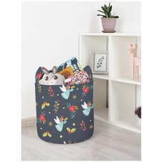 Корзина для игрушек JoyArty "Рождественские ангелы" 35x35 см