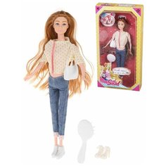 Игр. наб. "Модница", в компл. кукла 29см, предм. 4шт, кор. Наша Игрушка