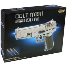 Конструктор KAZI KY88002 Пистолет Colt M1911 385 деталей