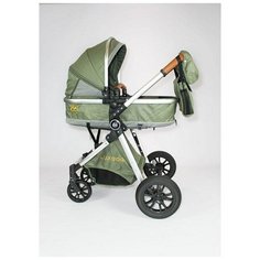 Коляска Luxmom V9 зеленый