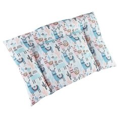 Подушка ортопедическая для малыша BIO-TEXTILES "МАЛЫШКА+" Ламы 40*60 с искусственным лебяжьим пухом в кроватку коляску колыбель
