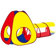 Палатка детская игровая тканевая PITUSO Конус + туннель + 100 шариков