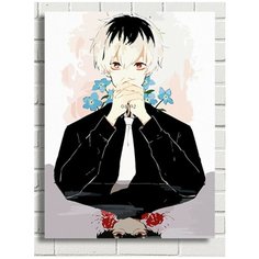 Картина по номерам аниме токийский гуль - 8861 В 30x40