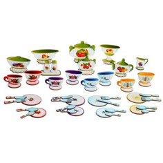 Игровой набор Нескучные игры "Нескучный сервиз", на подставках, 57 предметов