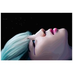 Картина по номерам на холсте Музыка BTS Джин - 6042 Г 60x40