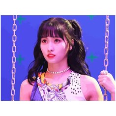 Картина по номерам на холсте TWICE Kpop Momo - 31