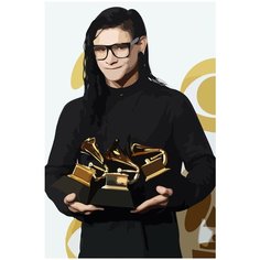Картина по номерам на холсте skrillex - 432 40X60