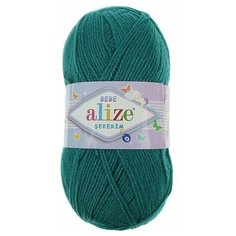 Пряжа "Sekerim Bebe" 100% акрил 320м/100гр (212 петроль) Alize