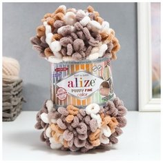 Пряжа "Puffy Fine Color" 100% микрополиэстер 14,5м/100гр (6403) Alize