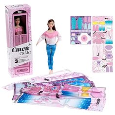Кукла шарнирная "Софи" с набором для создания одежды "Я модельер", Happy Valley (1 шт.) Promarket