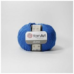 Пряжа YarnArt Jeans (Джинс) - 1 моток Цвет: 16 джинс 55% хлопок, 45% полиакрил 50г 160м