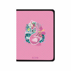 Папка для тетрадей на молнии пластиковая ErichKrause® Rose Flamingo, А4+ 52838